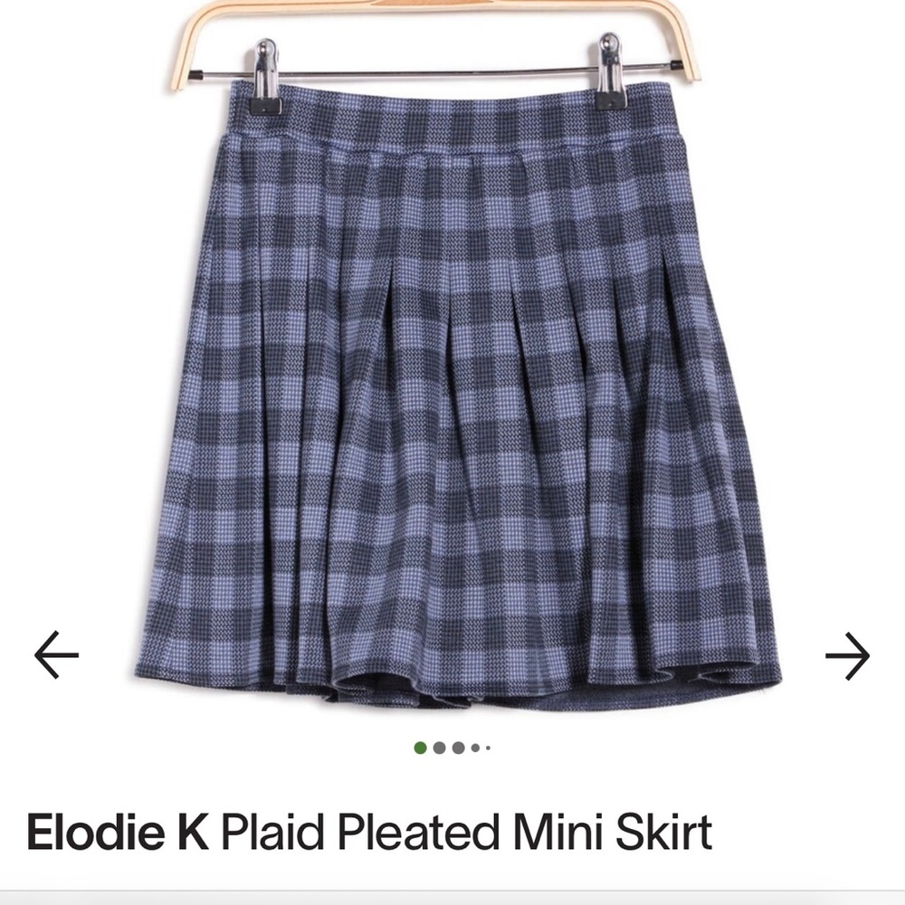 Elodie plaid skirt